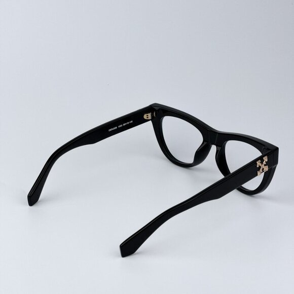 Off-White STYLE 4 AF 11000 BRAND NEW Eyeglasses Black Blue Block Unisex Cat Eye - Picture 6 of 10